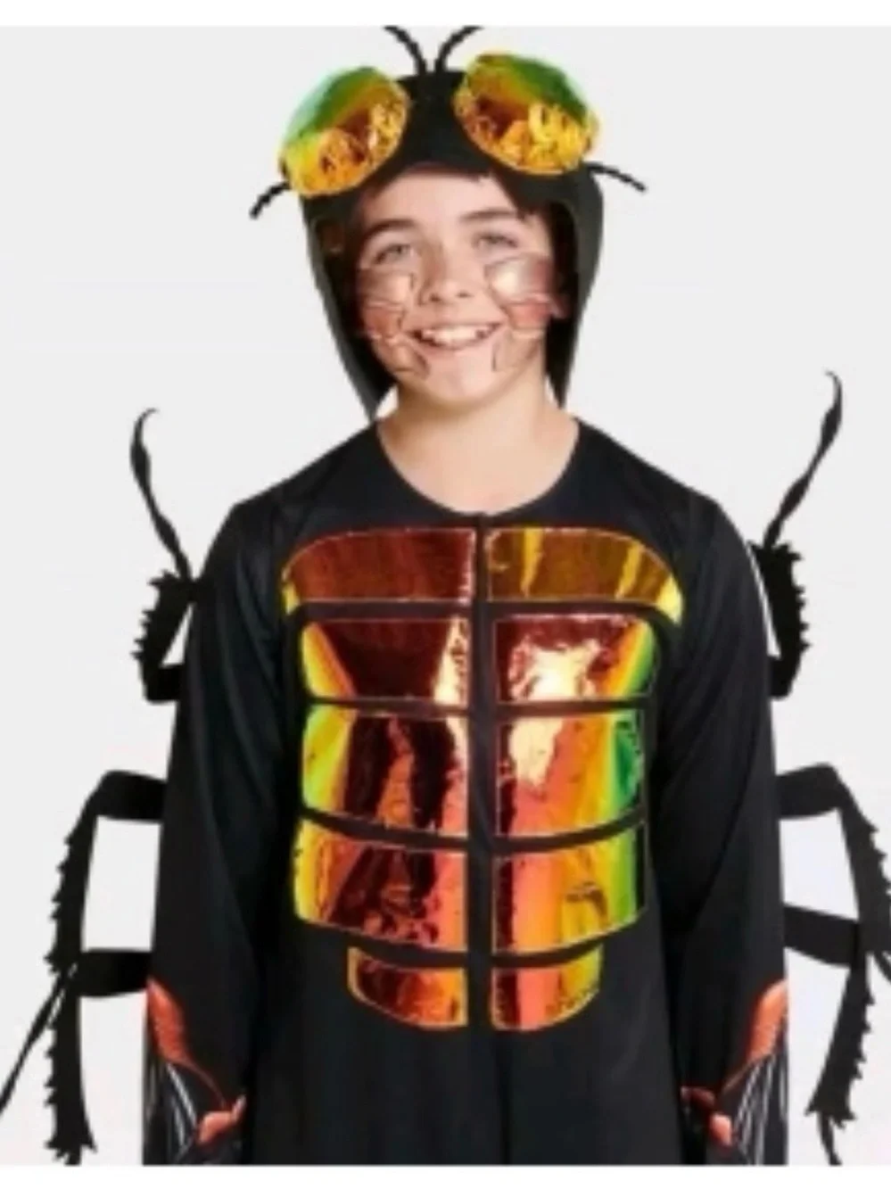 Hyde & EEK Kids Beetle Bug Halloween Costume set, Kids Size Small